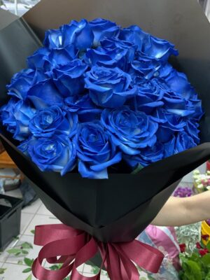 編號:HG0010--藍玫瑰良師花束